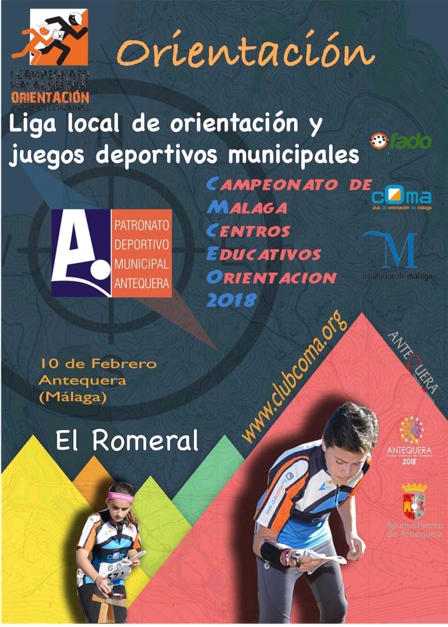 Juegos deportivos municipales de Antequera y Liga local de Orientacion Antequera