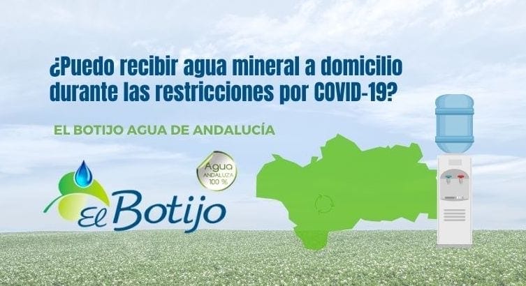 agua mineral a domicilio durante las restricciones por COVID-19