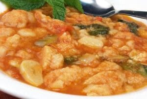 sopa de tomate andaluza