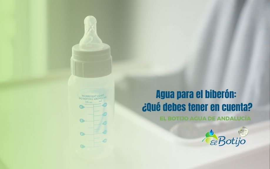 Agua para el biberón del bebé