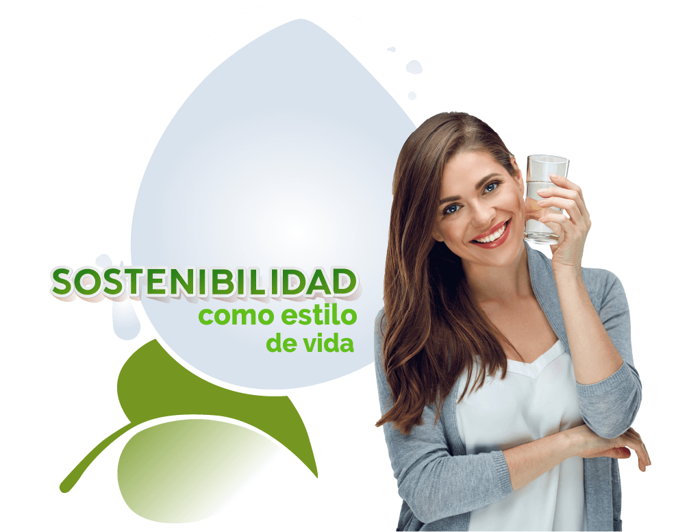 Sostenibilidad como estilo de vida - Dispensador de agua mineral natural