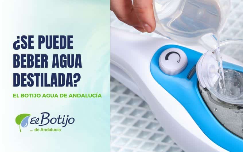 Se puede beber agua destilada