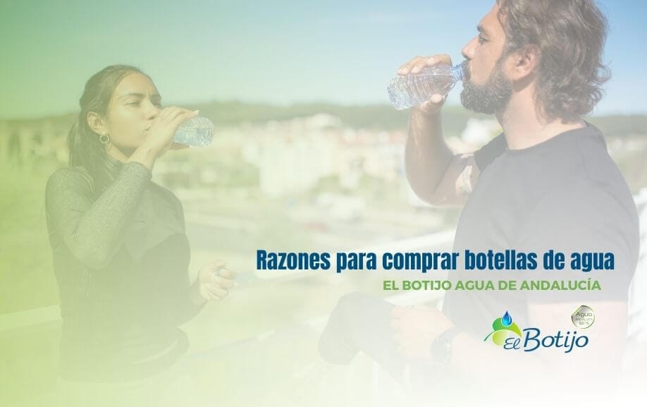 Razones para comprar botellas de agua