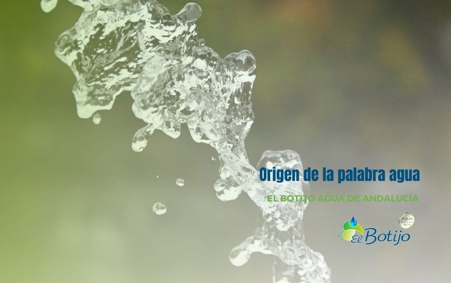 Origen de la palabra agua