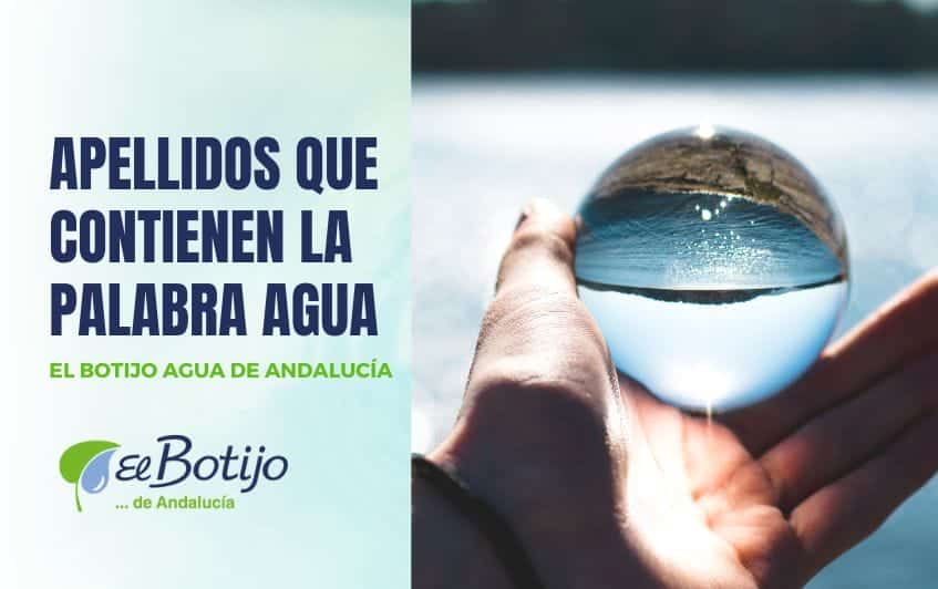 apellidos relacionados con el agua