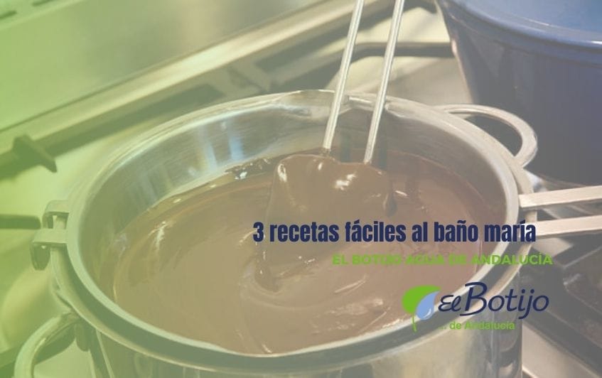 3 recetas fáciles al baño maría