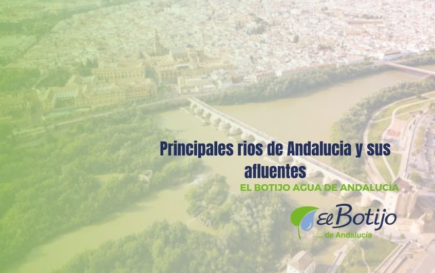 Principales ríos de Andalucía y sus afluentes