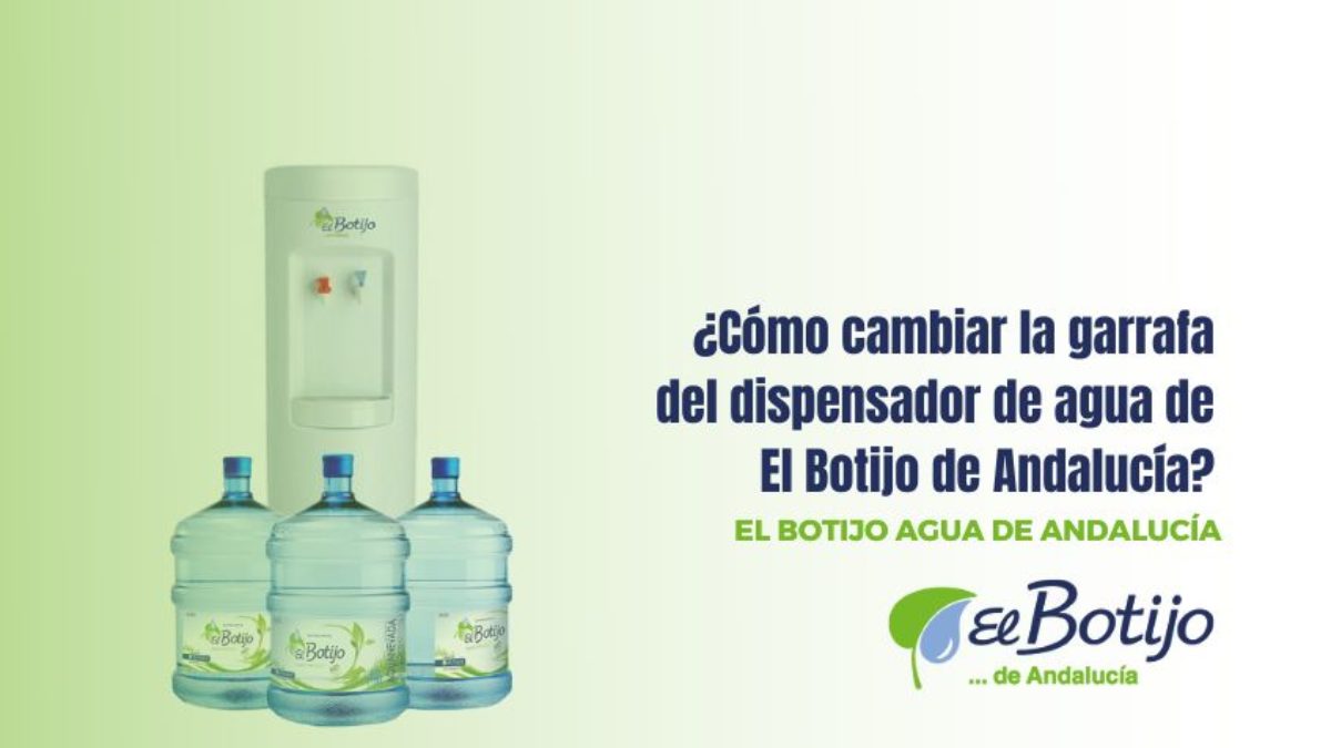 Cómo cambiar la garrafa del dispensador de agua de El Botijo?