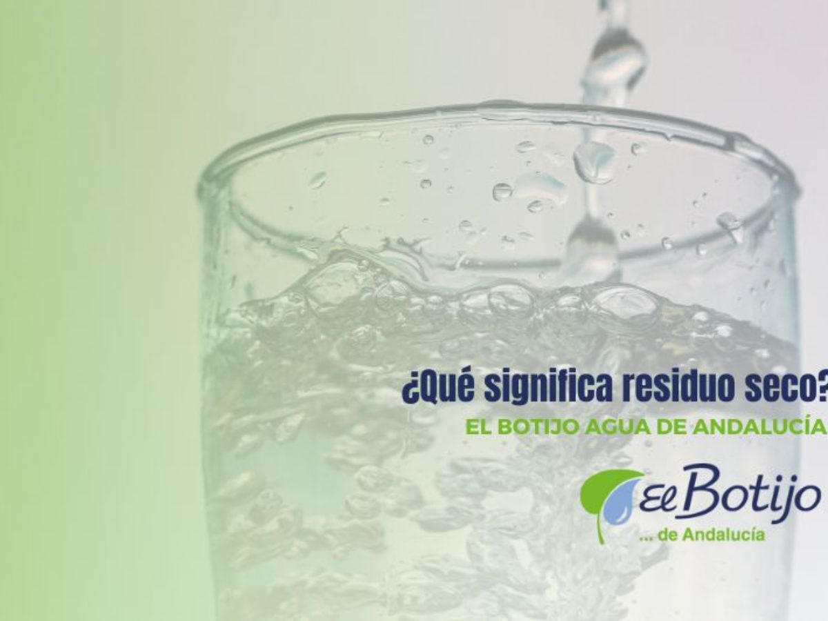 ¿Que Es Residuo Seco En El Agua?