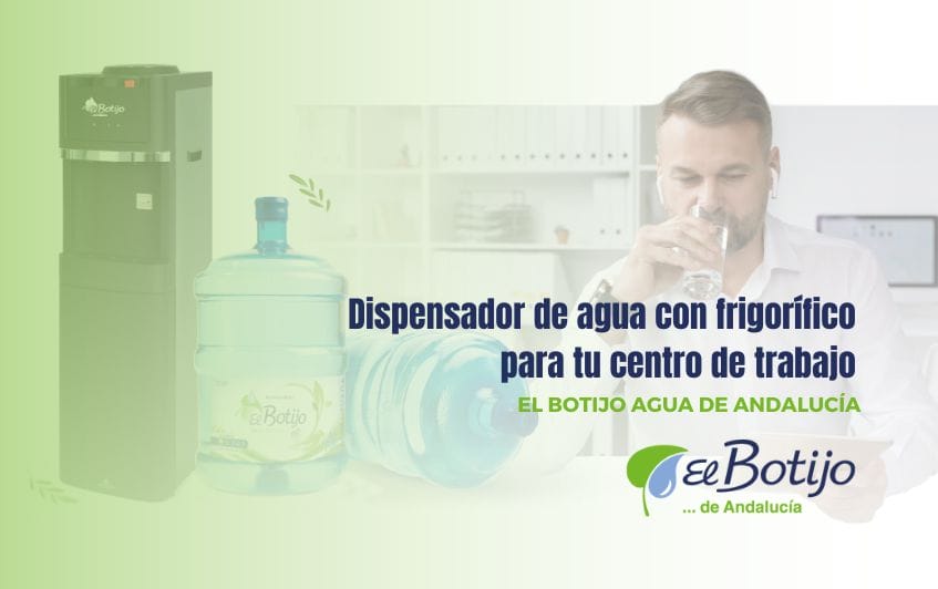 Dispensador de agua con refrigerador