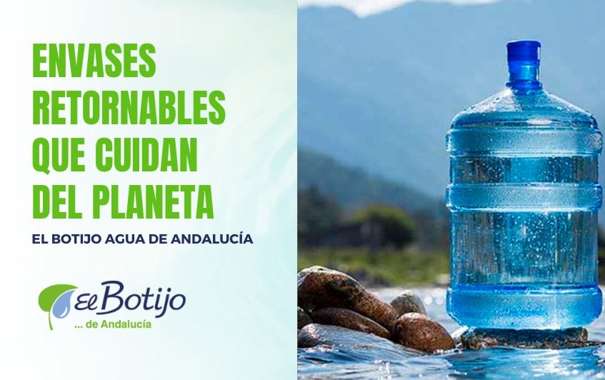 Envases retornables de agua  Para cuidar de nuestro planeta