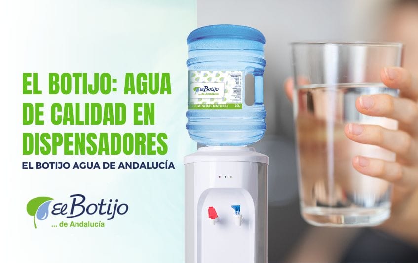 Agua con dispensador de El Botijo de Andalucía