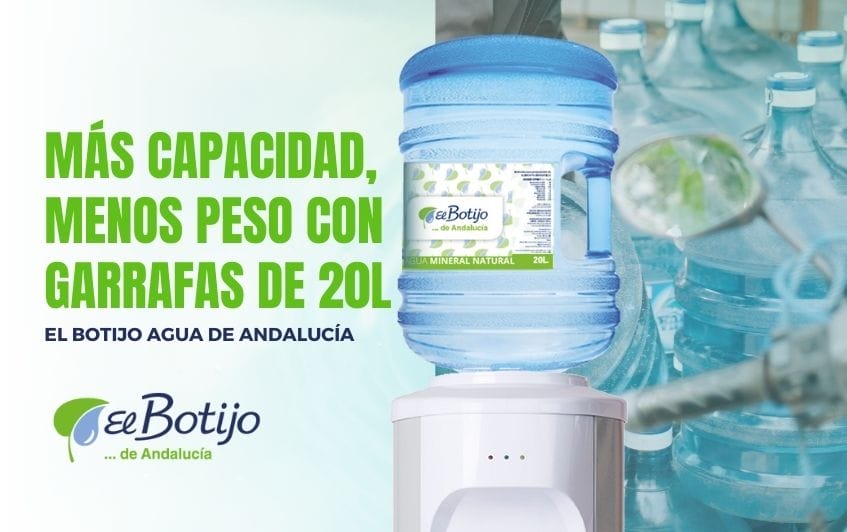 Garrafa agua mineral de 20 litros