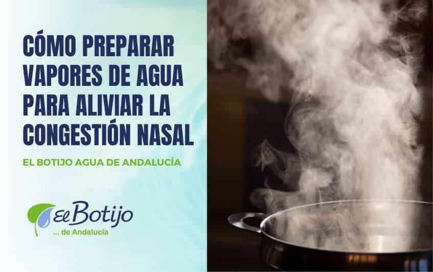 Vapores de agua para congestion nasal